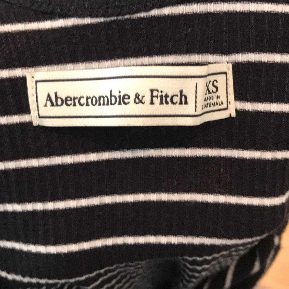 Ambercrombie and Fitch Striped Cotton Midi Dress - Picture 4 of 4